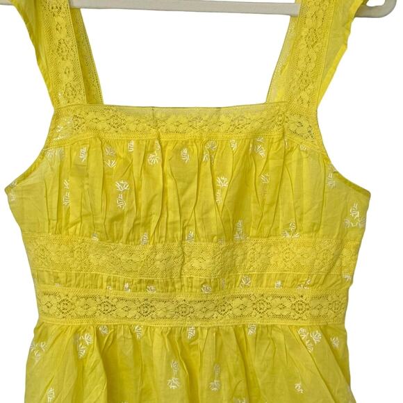 NWT Free People Beautiful Fleurs Lace Sleeve Blouse - Picture 6 of 14